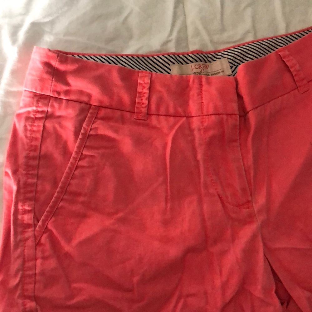 Hot pink chino shorts